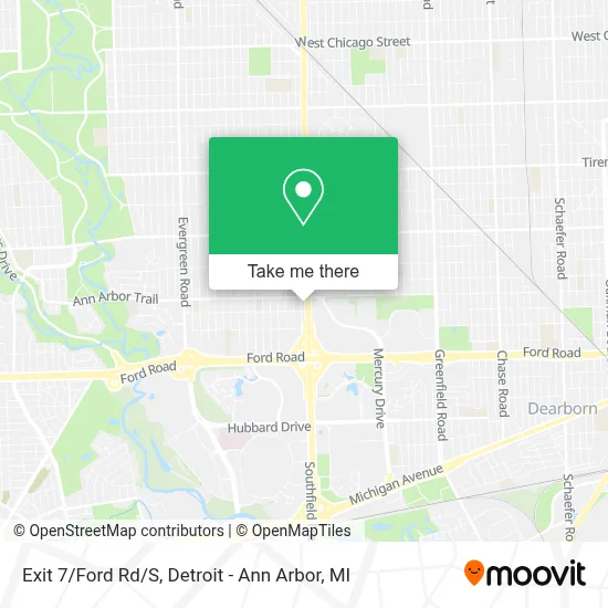 Exit 7/Ford Rd/S map