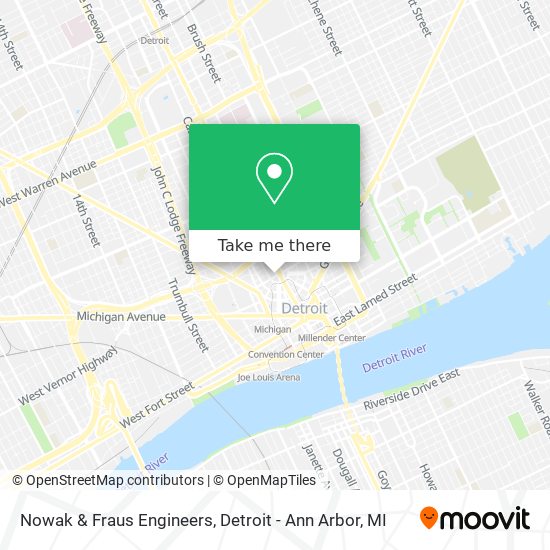 Nowak & Fraus Engineers map