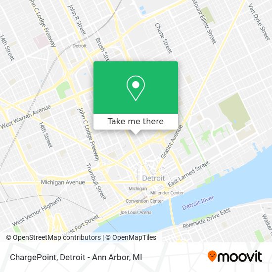 ChargePoint map