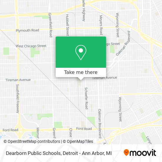 Dearborn Public Schools map