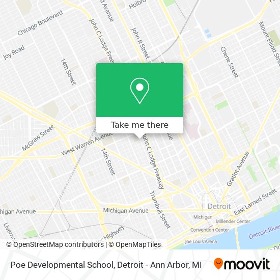 Mapa de Poe Developmental School