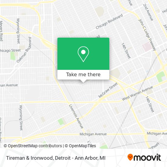Mapa de Tireman & Ironwood