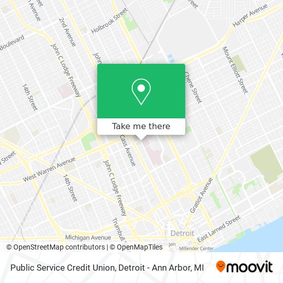 Mapa de Public Service Credit Union