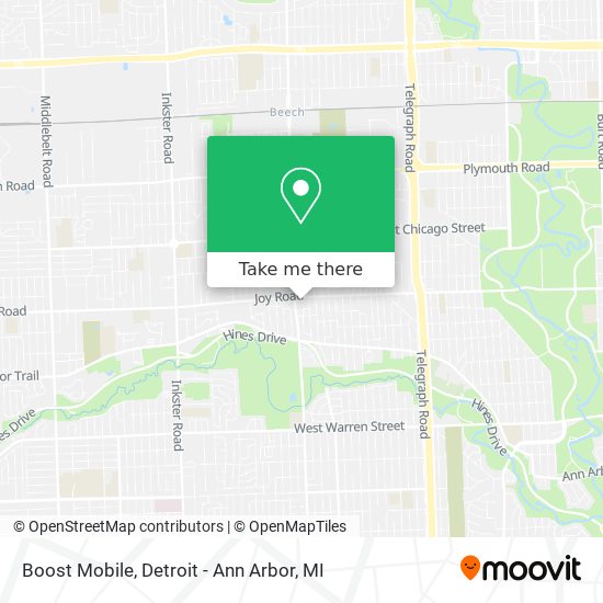 Boost Mobile map