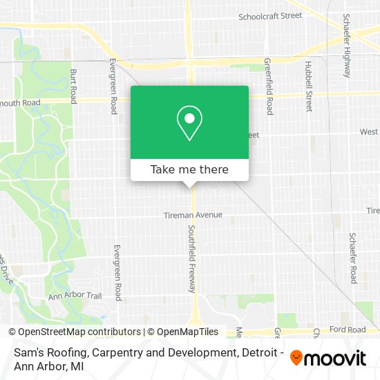 Mapa de Sam's Roofing, Carpentry and Development
