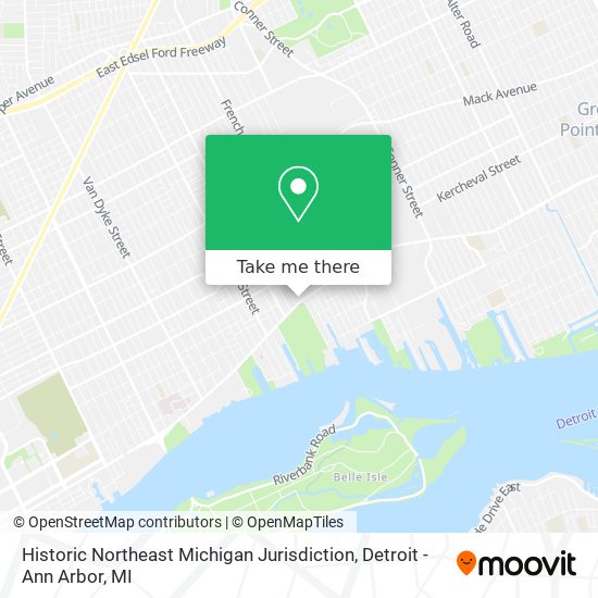 Historic Northeast Michigan Jurisdiction map