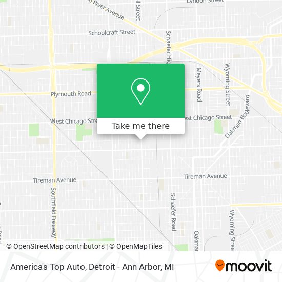 Mapa de America's Top Auto