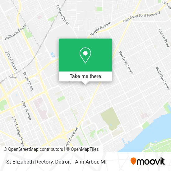 St Elizabeth Rectory map