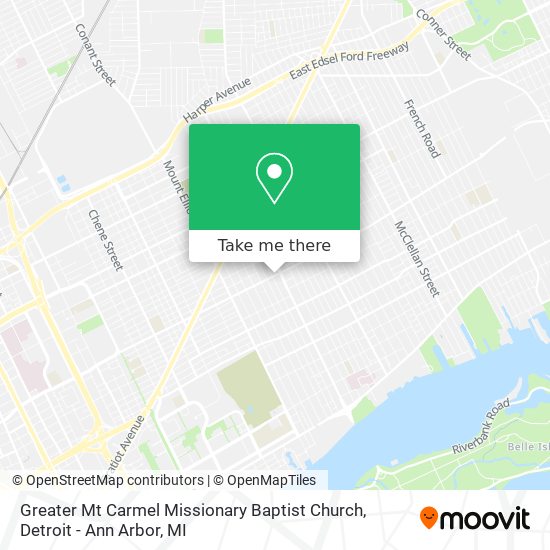 Greater Mt Carmel Missionary Baptist Church map