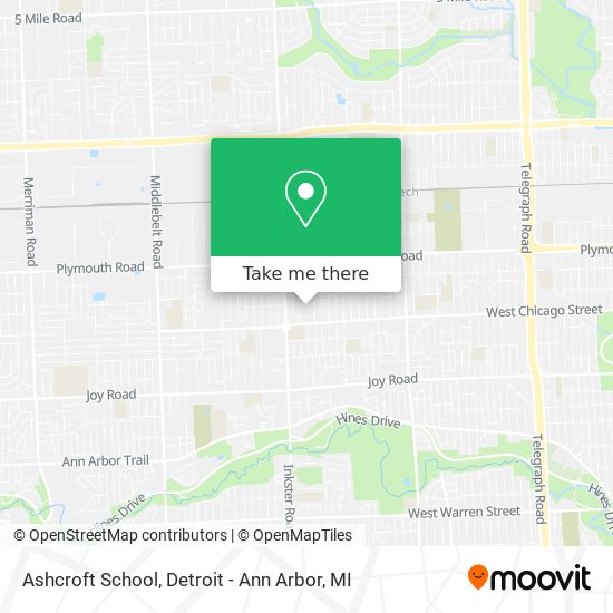 Ashcroft School map