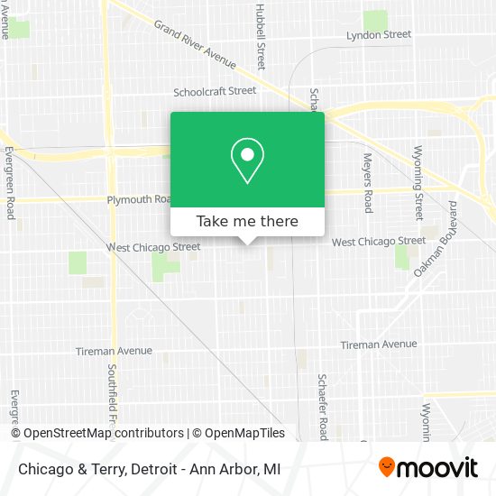 Chicago & Terry map