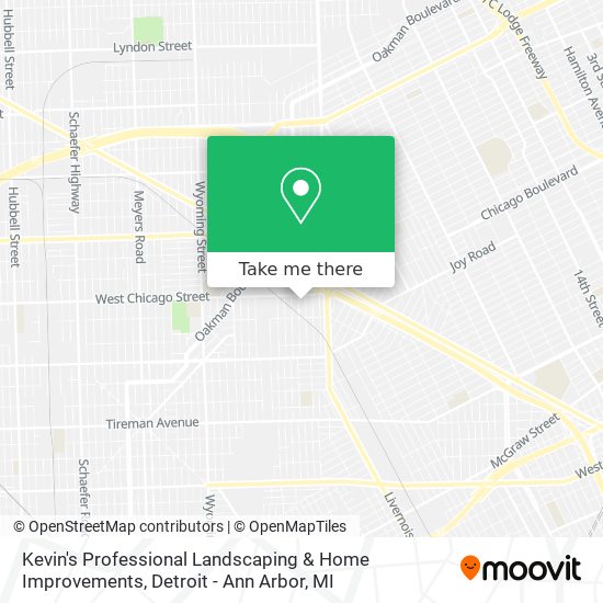 Kevin's Professional Landscaping & Home Improvements map