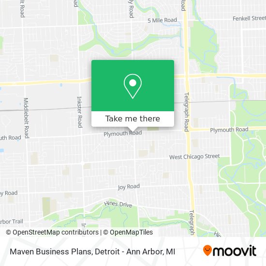 Maven Business Plans map