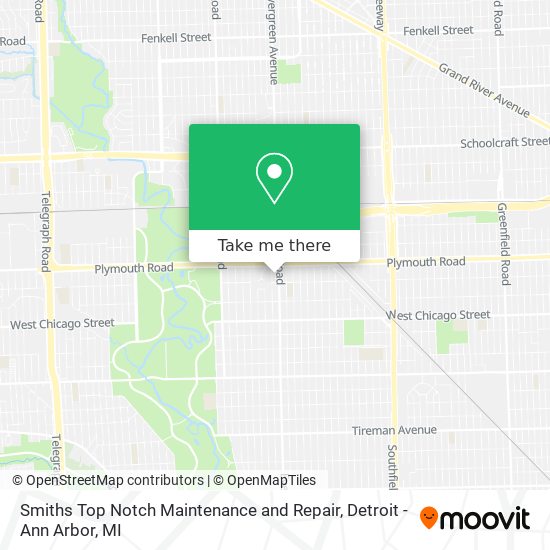 Smiths Top Notch Maintenance and Repair map