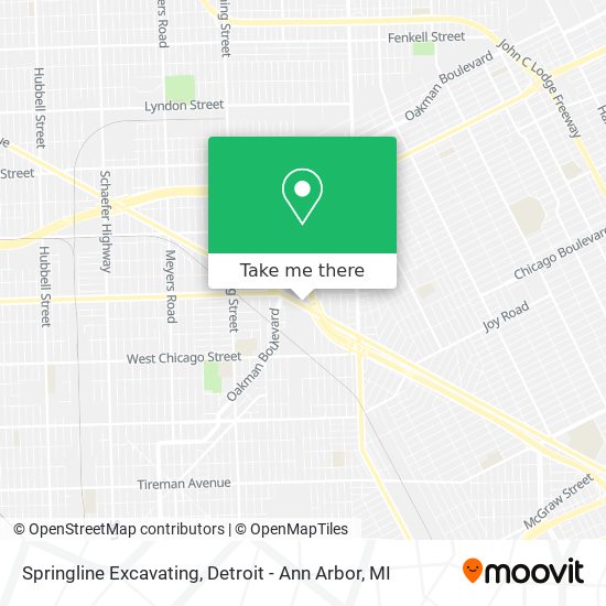 Mapa de Springline Excavating