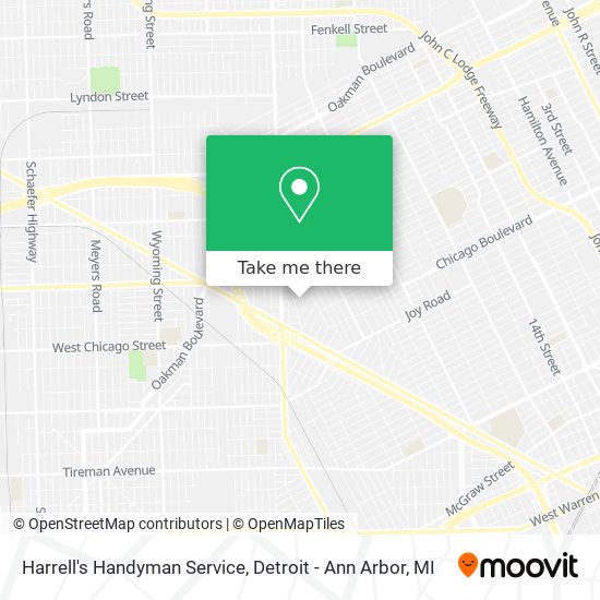 Harrell's Handyman Service map