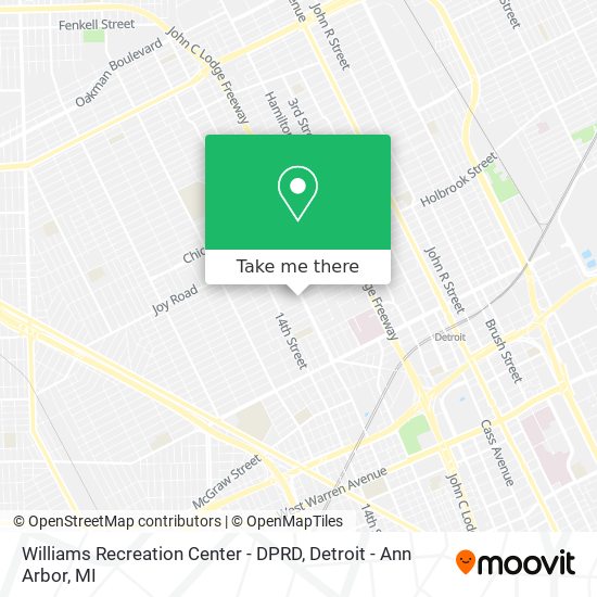 Mapa de Williams Recreation Center - DPRD