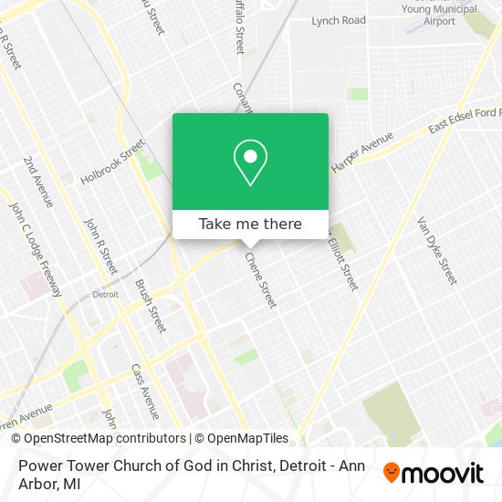 Mapa de Power Tower Church of God in Christ