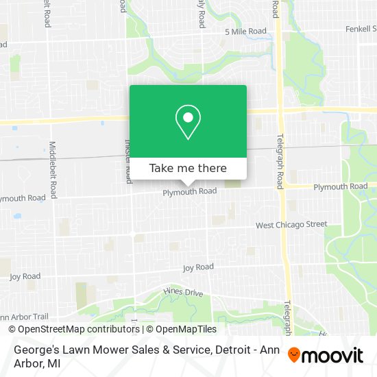 Mapa de George's Lawn Mower Sales & Service