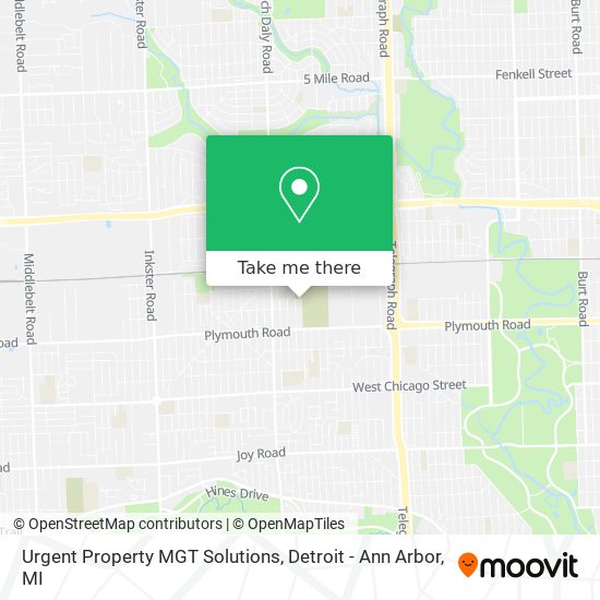 Urgent Property MGT Solutions map