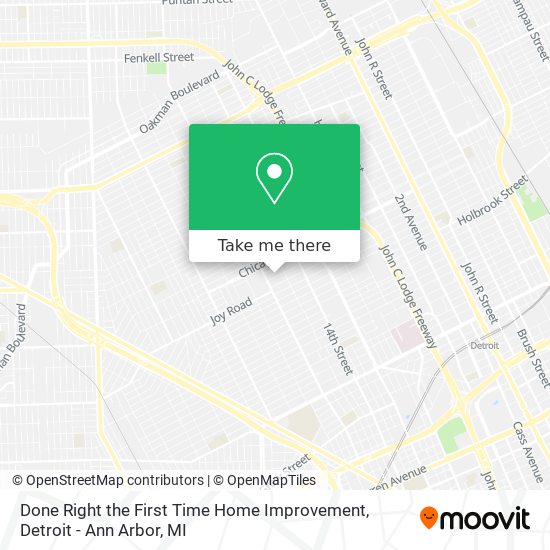 Done Right the First Time Home Improvement map