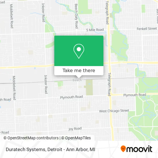 Duratech Systems map