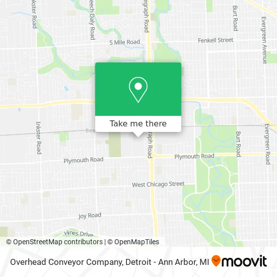 Overhead Conveyor Company map