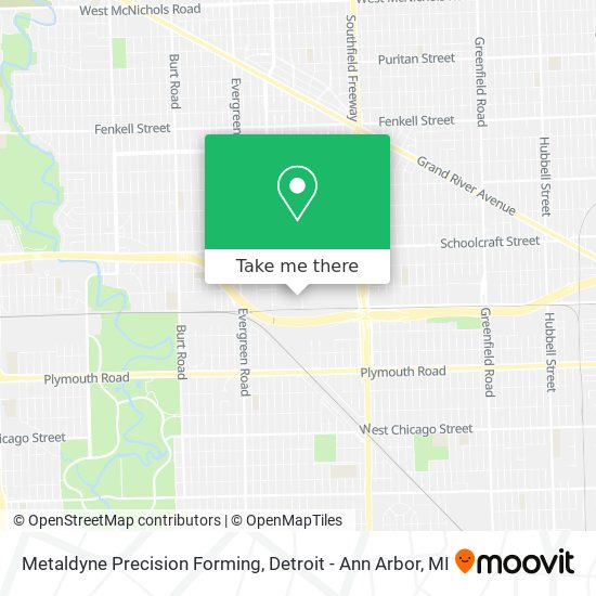 Metaldyne Precision Forming map