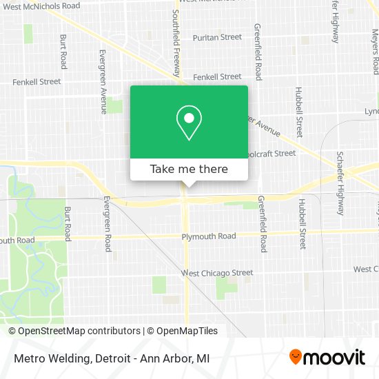 Mapa de Metro Welding