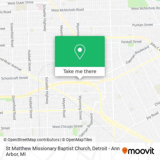 Mapa de St Matthew Missionary Baptist Church