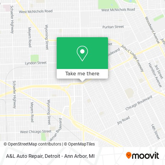 A&L Auto Repair map