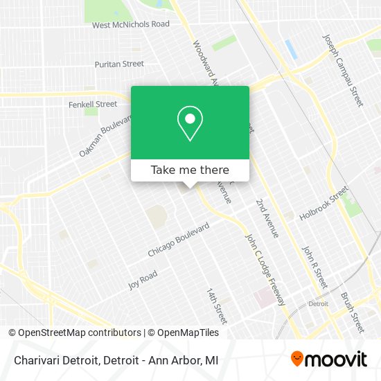 Charivari Detroit map