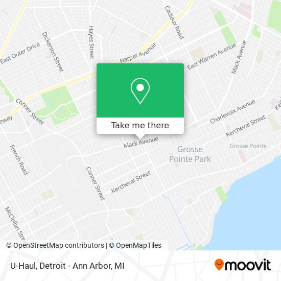 U-Haul map