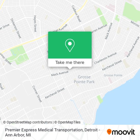 Mapa de Premier Express Medical Transportation