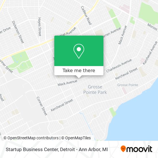 Mapa de Startup Business Center