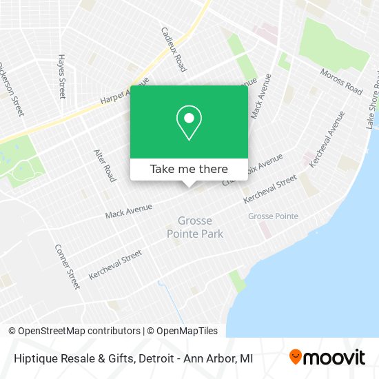 Mapa de Hiptique Resale & Gifts