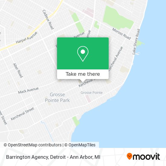 Barrington Agency map