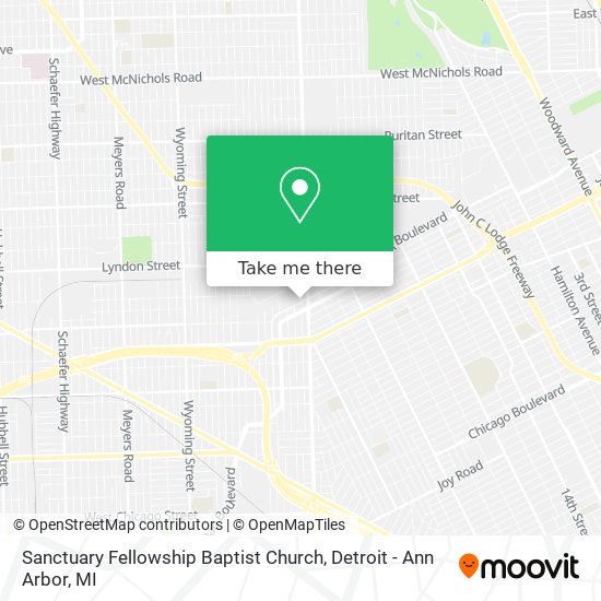 Sanctuary Fellowship Baptist Church map