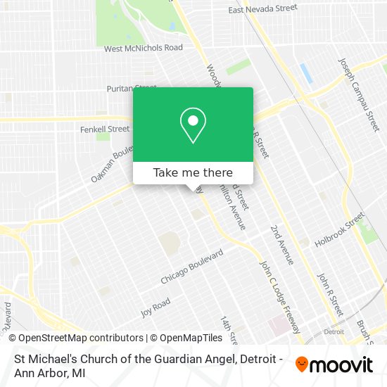 St Michael's Church of the Guardian Angel map