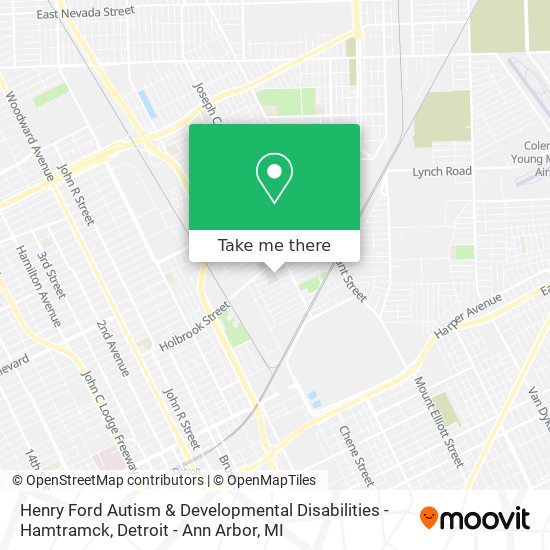 Henry Ford Autism & Developmental Disabilities - Hamtramck map
