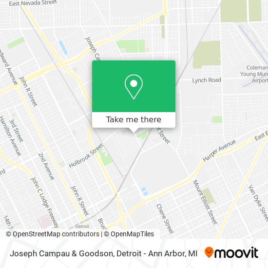 Mapa de Joseph Campau & Goodson