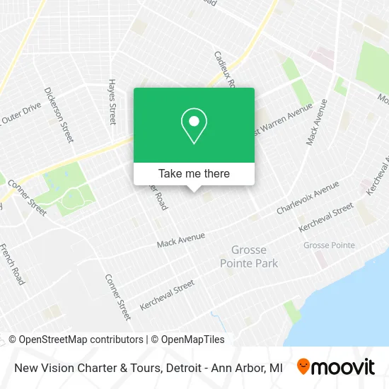 New Vision Charter & Tours map