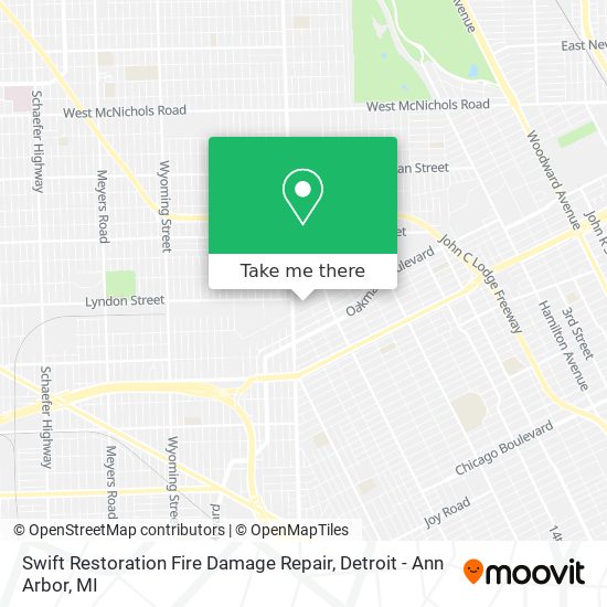 Swift Restoration Fire Damage Repair map