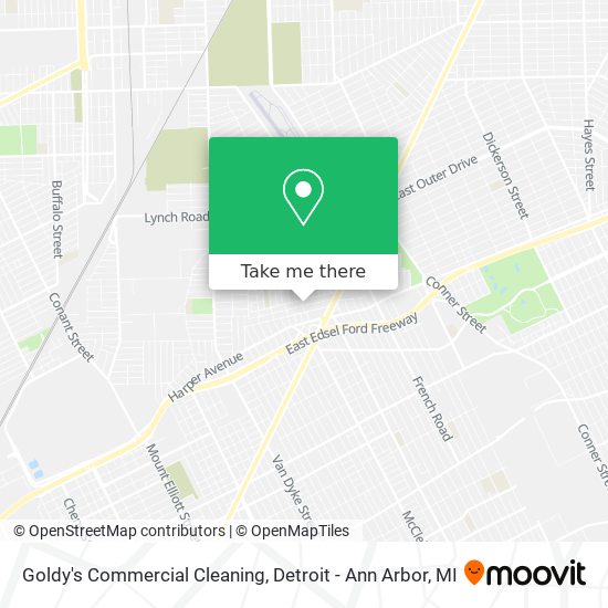 Mapa de Goldy's Commercial Cleaning