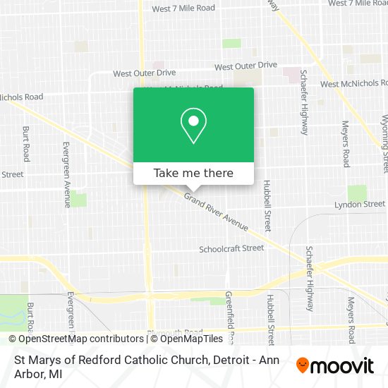 Mapa de St Marys of Redford Catholic Church