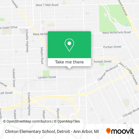 Clinton Elementary School map