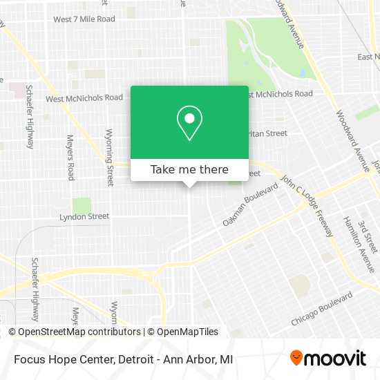 Focus Hope Center map