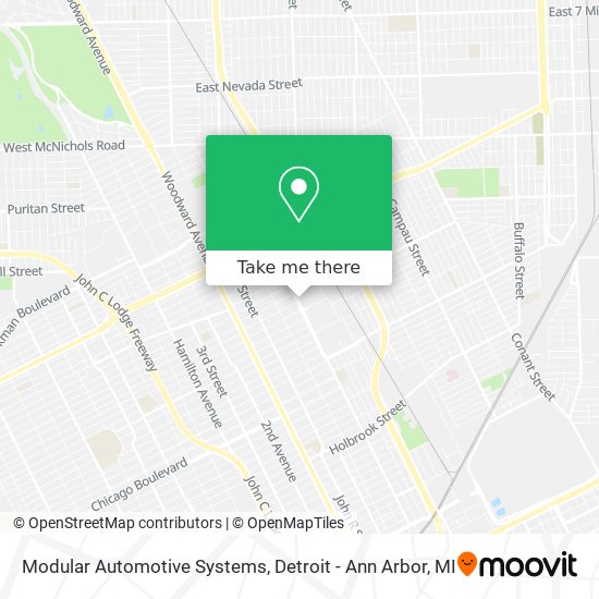 Modular Automotive Systems map