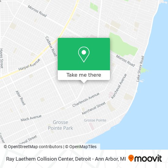 Mapa de Ray Laethem Collision Center