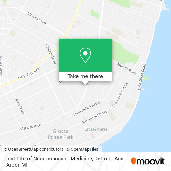 Mapa de Institute of Neuromuscular Medicine